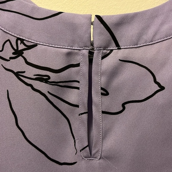 Worthington Lavender Floral Women's Top size 2x - Picture 5 of 8